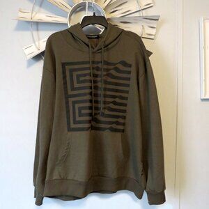 NWT Tailored Recreation Premium Olive Gray Hoodie Size 2X TR Premium